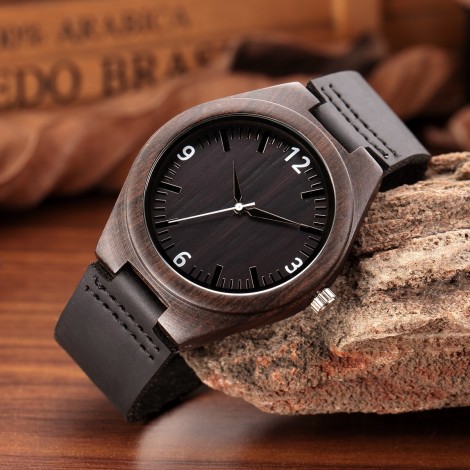 Wooden Watch //EBONY Classic 31
