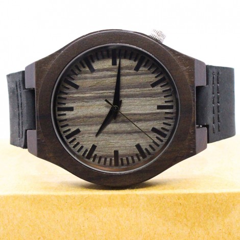 Wooden Watch //EBONY Classic 11